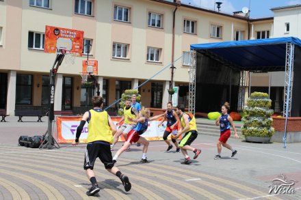 Fragment meczu Pikniku Streetballa